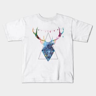 Geometric deer Kids T-Shirt